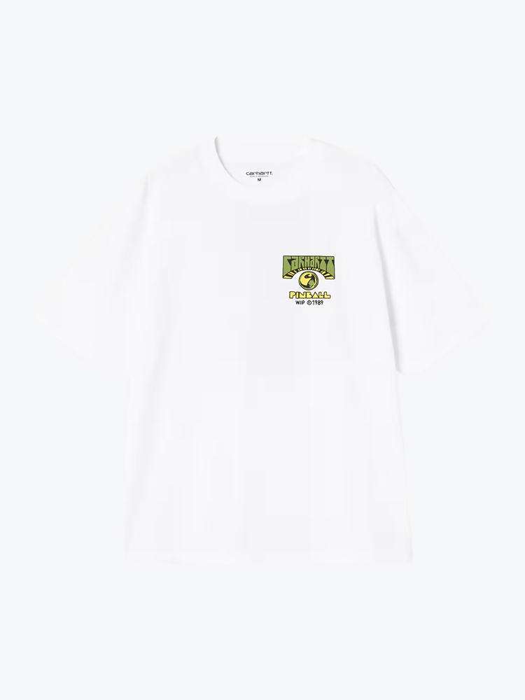 Carhartt WIP Carhartt WIP - S/S Pinball T-Shirt White - T-Shirts - Heren Wit T-Shirts