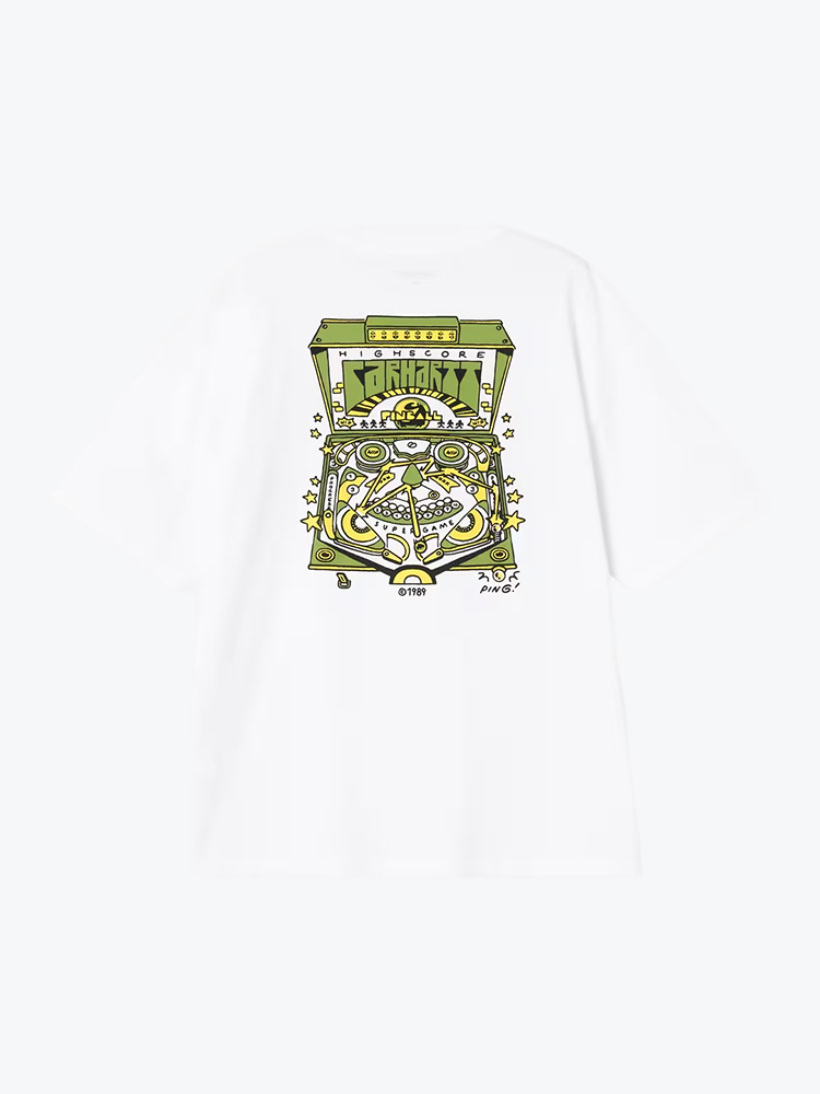 Carhartt WIP Carhartt WIP - S/S Pinball T-Shirt White - T-Shirts - Heren Wit T-Shirts