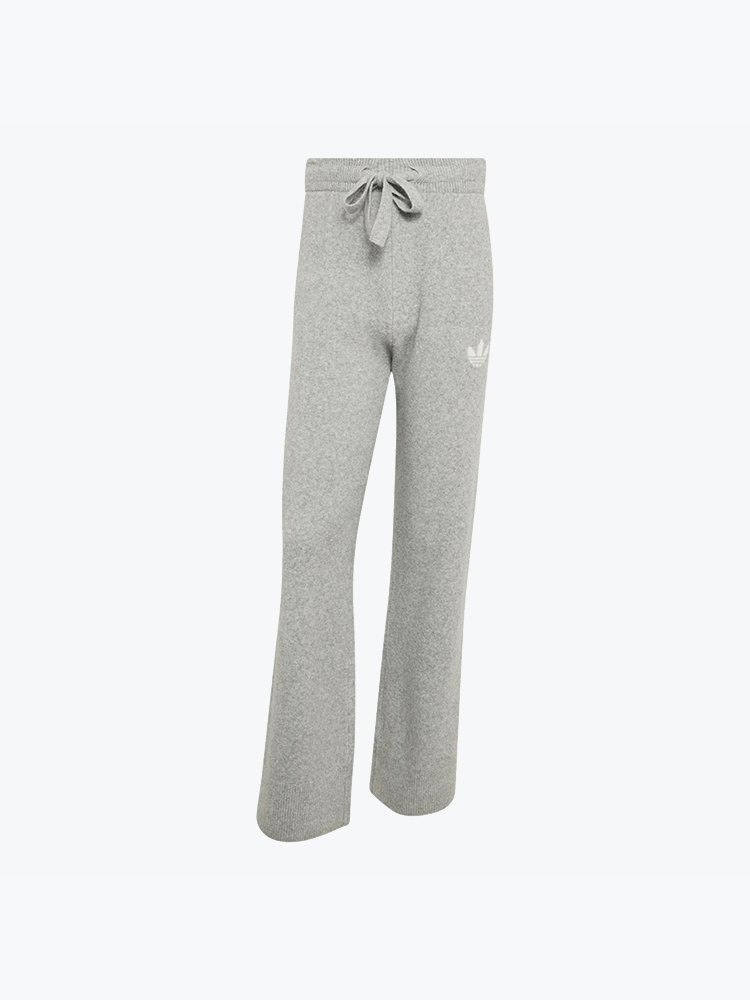 Adidas Adidas - Ess Knit Pant Mgreyh - Broeken - Dames Grijs Broeken