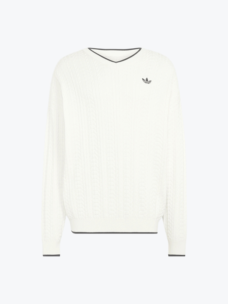 Adidas Adidas - Knit Crw Clowhi - Truien - Heren Wit Truien