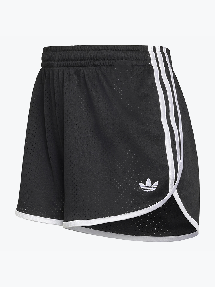 Adidas Adidas - 3S Sprntr Short Black/White - Shorts - Dames Zwart Shorts