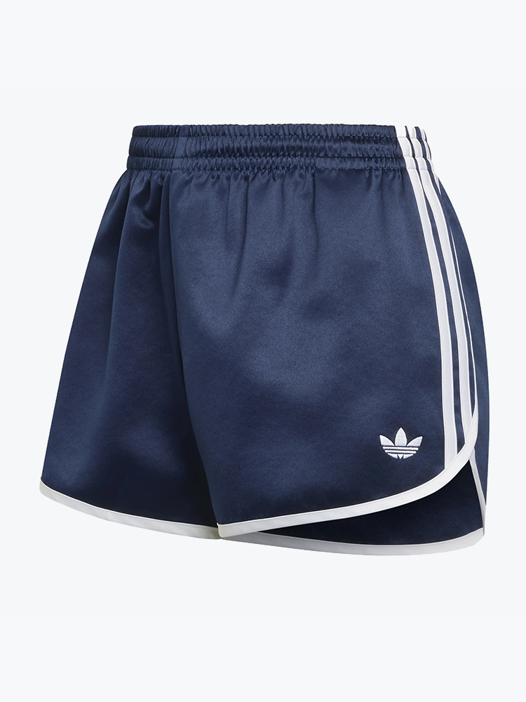 Adidas Adidas - 3S Sprntr Short Nindig/White - Shorts - Dames Blauw Shorts