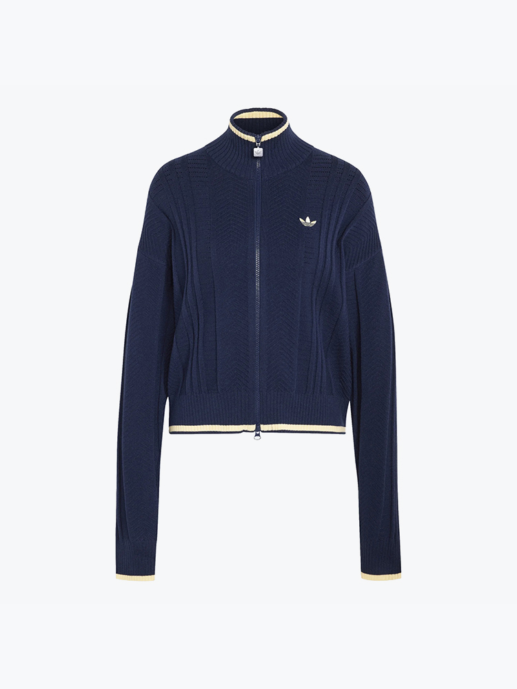 Adidas Adidas - Knit Fb Tt Nindig - Vesten - Dames Blauw Vesten