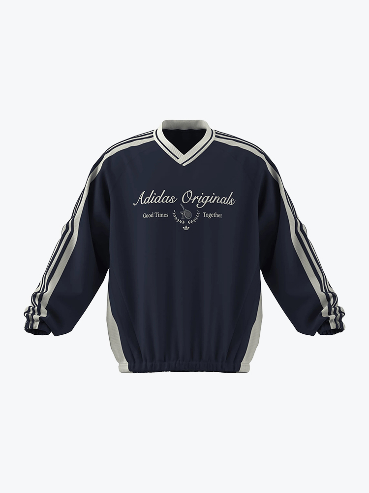 Adidas Adidas - Light Wvn Crew Nindig - Truien - Heren Grijs Truien