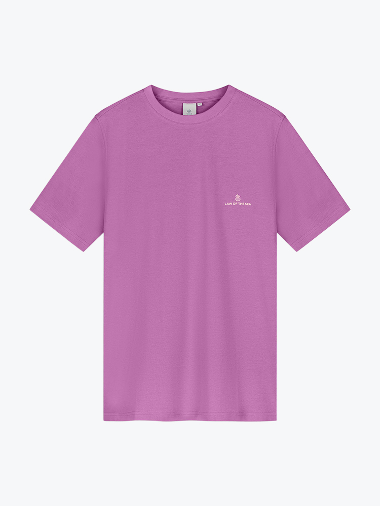 Law Of The Sea Law Of The Sea - Law Tee Logo Tee Mulberry - T-Shirts - Heren Paars T-Shirts