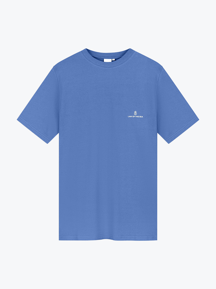 Law Of The Sea Law Of The Sea - Law Tee Logo Tee Dutch Blue - T-Shirts - Heren Blauw T-Shirts