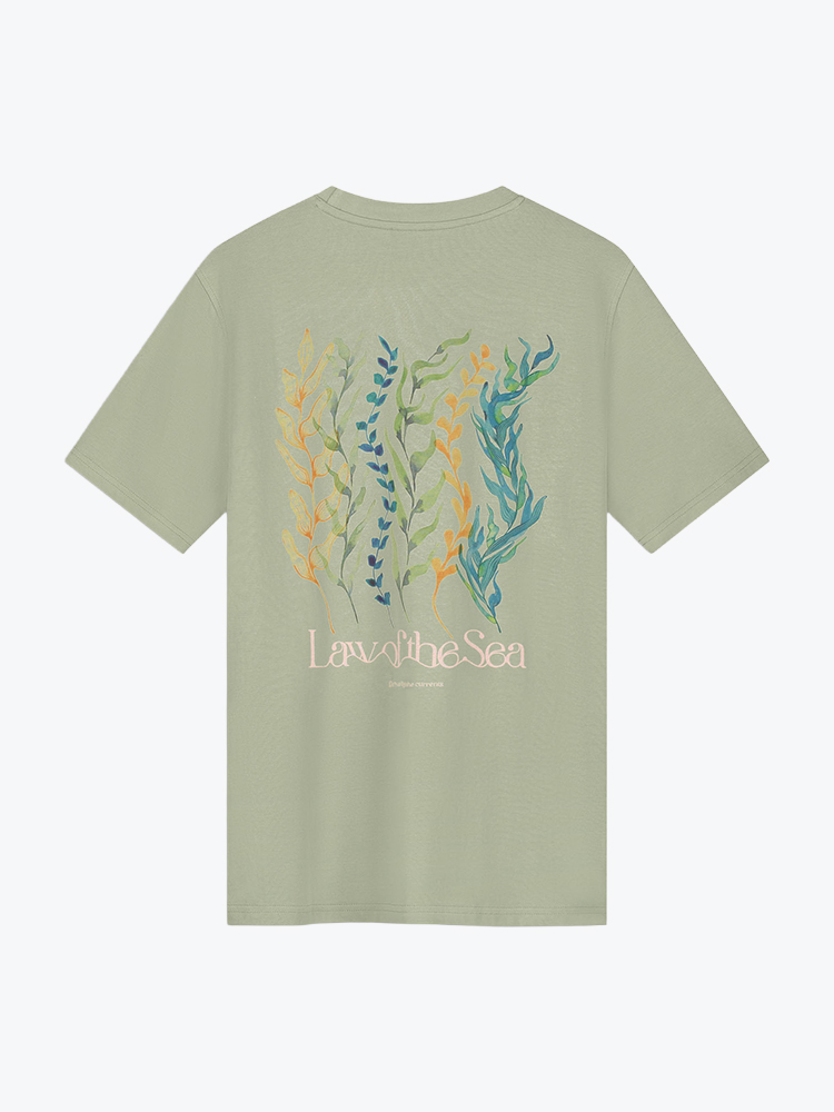Law Of The Sea Law Of The Sea - Hydrofytes Artwork Tee Tea - T-Shirts - Heren Bruin T-Shirts