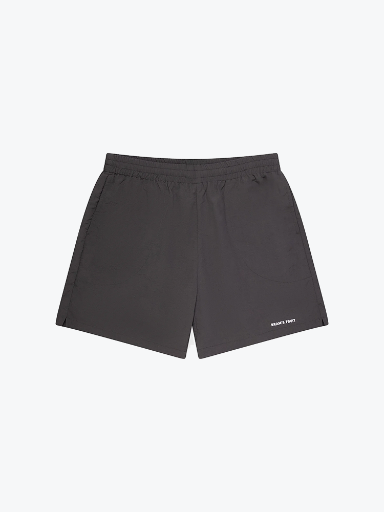 Bram's Fruit Bram's Fruit - Logo Shorts Charcoal - Shorts - Heren Grijs Shorts