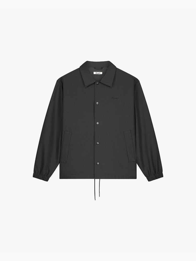 OLAF Olaf - Western Coach Jacket Charcoal - Jassen - Heren Zwart Jassen