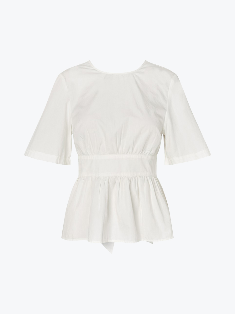 Modström Modstrom - Aikamd top Soft White - T-Shirts - Dames Wit T-shirts