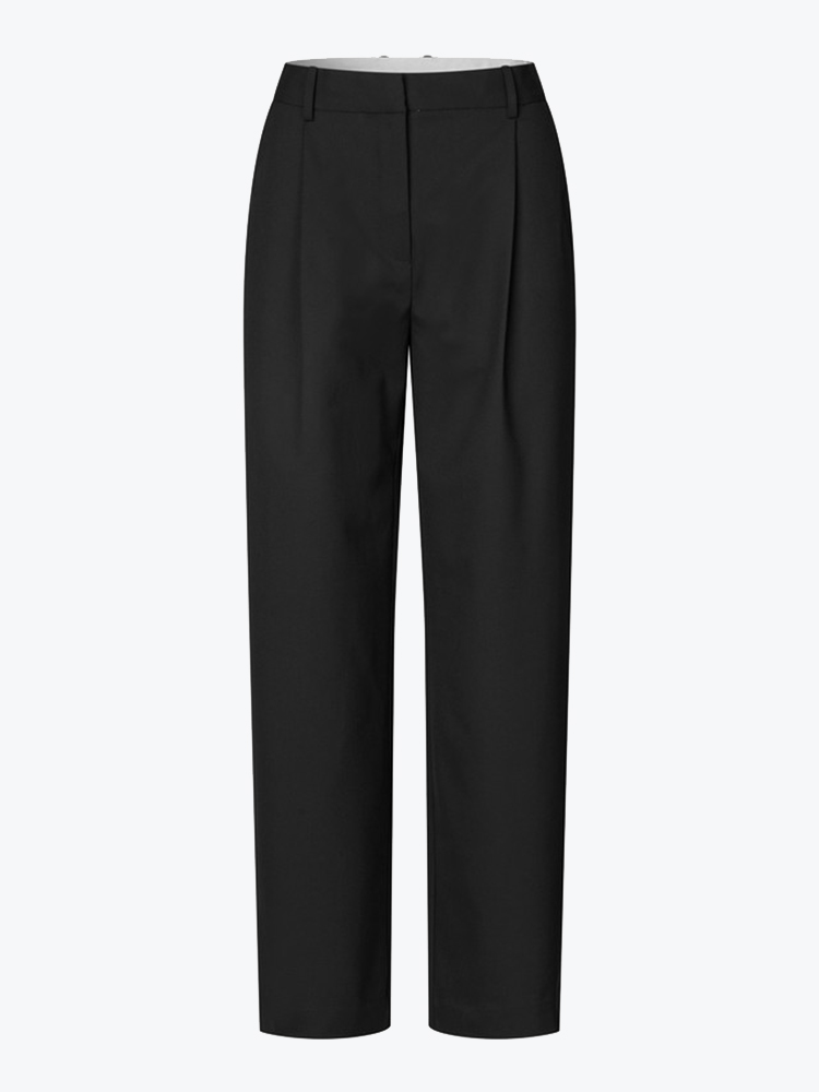 Samsoe Samsoe Samsoe Samsoe - Saagneta Trousers 15547 Black - Broeken - Dames Zwart Broeken
