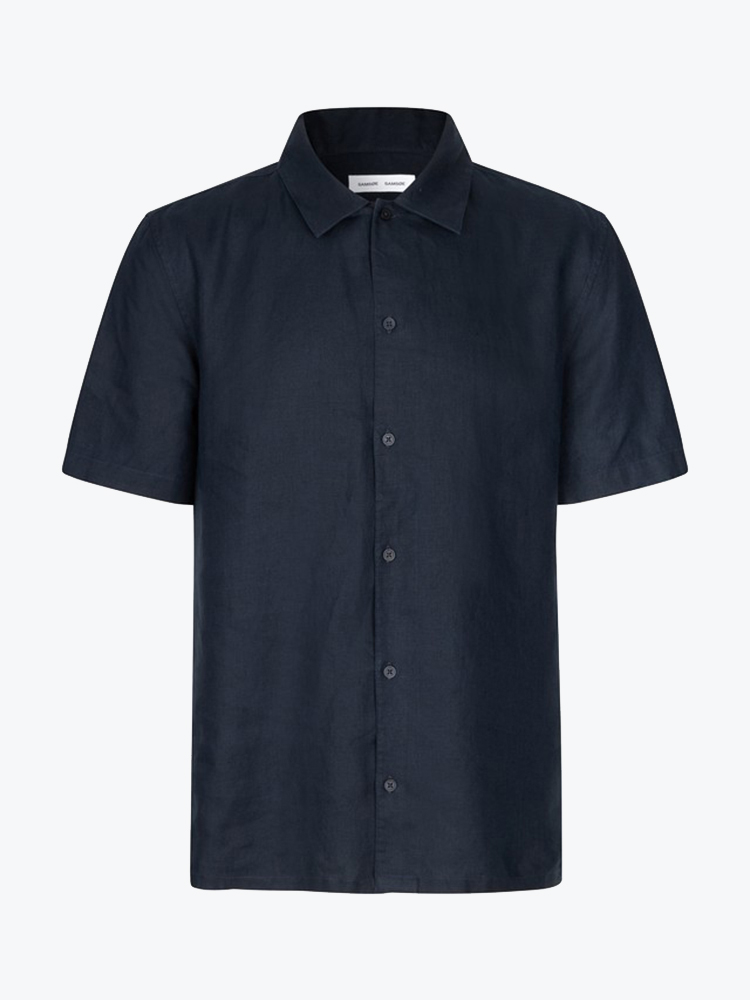 Samsoe Samsoe Samsoe Samsoe - Saavan Jx Shirt 16244 Salute - Overhemden - Heren Blauw Overhemden