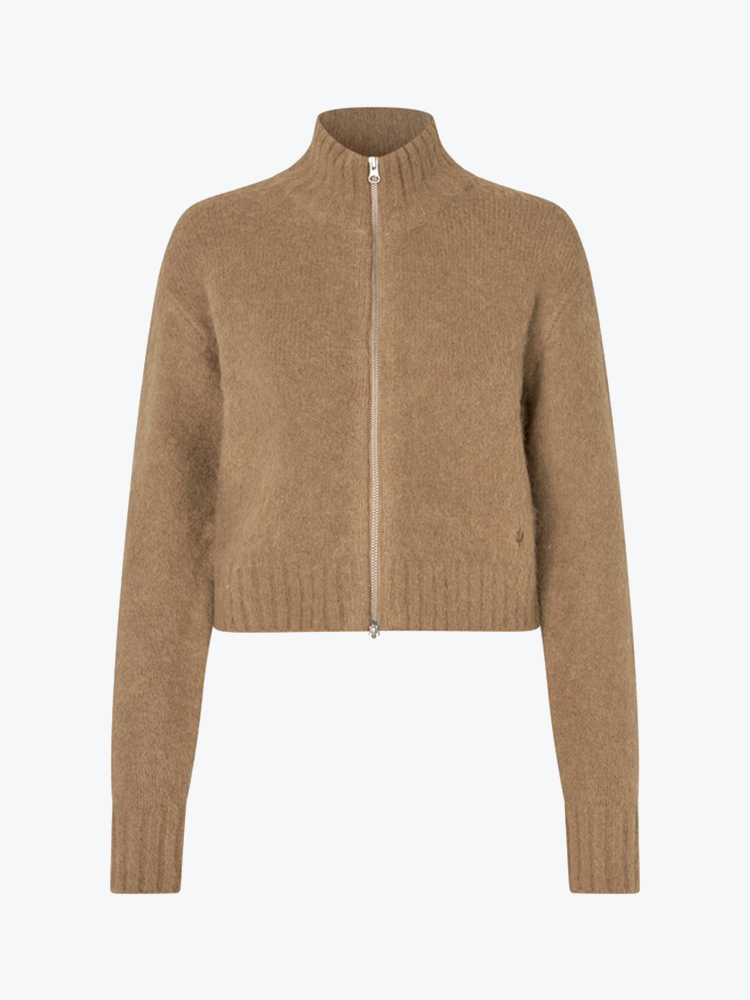 Samsoe Samsoe Samsoe Samsoe - Sajeanne Cardigan 15425 Lead Gray - Vesten - Dames Grijs Vesten