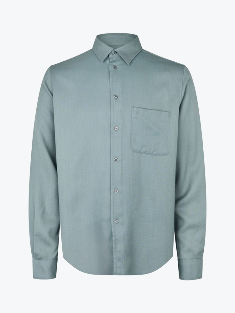 Samsoe Samsoe Samsoe Samsoe - Saliam Nj Shirt 16192 Stormy Sea - Overhemden - Heren Grijs Overhemden