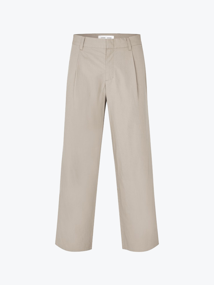Samsoe Samsoe Samsoe Samsoe - Savalentin Trousers 16068 Aluminium - Broeken - Heren Grijs Broeken
