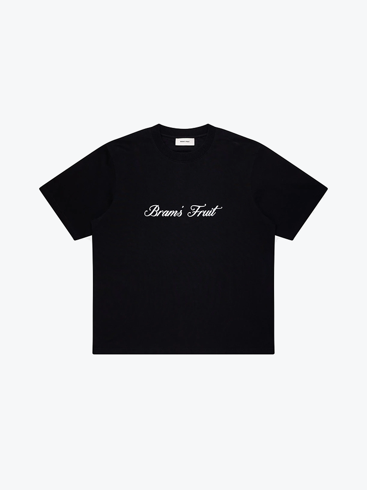 Bram's Fruit Bram's Fruit - Script Logo T-shirt Black - T-Shirts - Heren Zwart T-Shirts