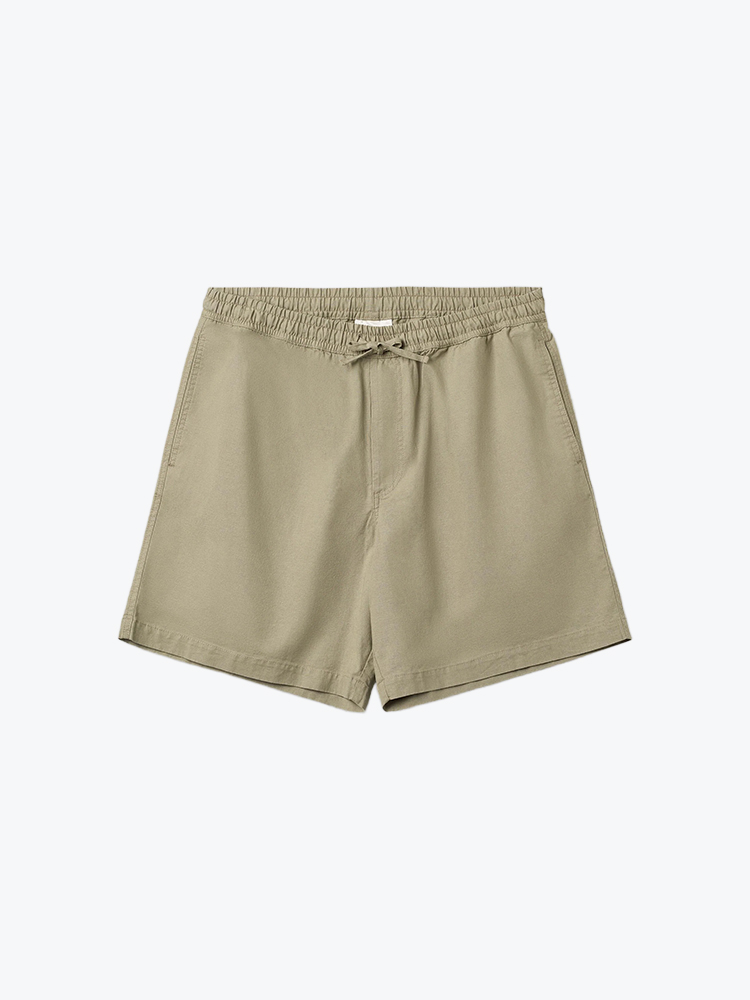 Foret Foret - Shift Cotton Linen Shorts Light Taupe - Shorts - Heren Bruin Shorts