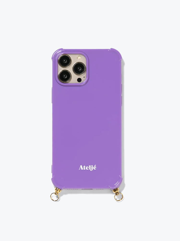 Atelje Atelje - iPhone Case Violet Violet - Phone Cases - Heren Paars Phone Cases