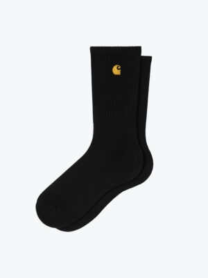 Carhartt WIP - Chase Socks Black / Gold - Sokken - Heren