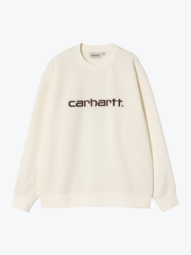 Carhartt WIP Carhartt WIP - W' Carhartt Sweat Wax / Palisander - Truien - Dames Bruin Truien