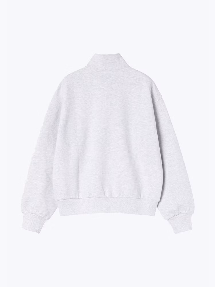 Carhartt WIP Carhartt WIP - W' Casey High Neck Sweat Ash Heather / Silver - Truien - Dames Grijs Truien