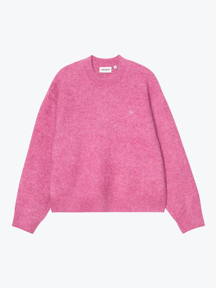 Carhartt WIP Carhartt WIP - W' Curtis Sweater Tangled Hortensia - Truien - Dames Paars Truien