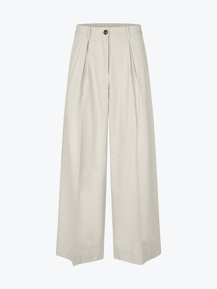 Modström Modstrom - ToreMD pants Moonbeam - Broeken - Dames Wit Broeken