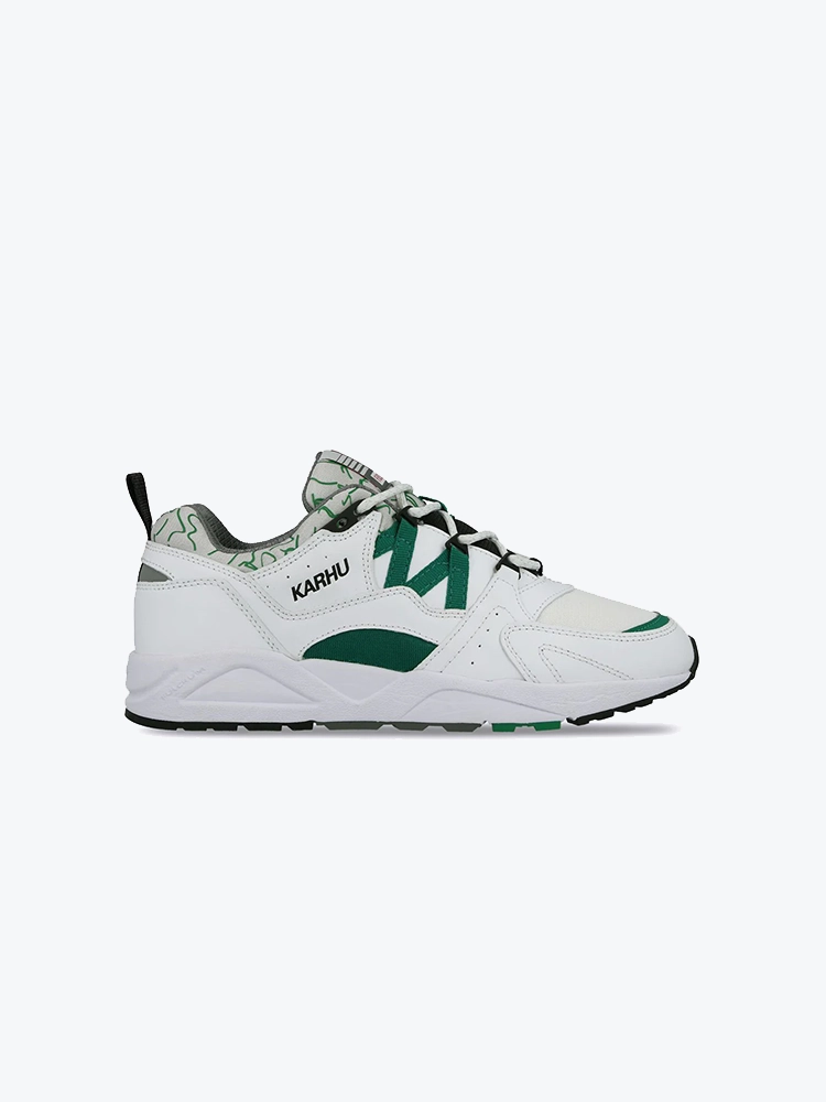 Karhu Karhu - Fusion 2.0 (F804034) White/Ultramarine Green - Schoenen - Unisex Multi Schoenen