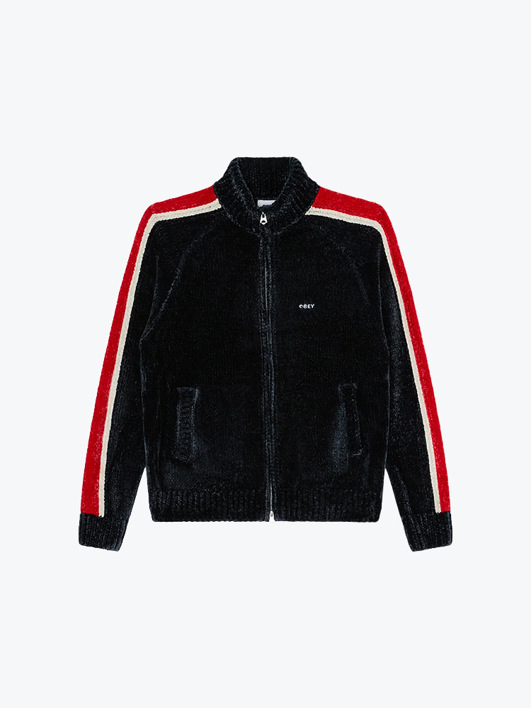 Obey Obey - Obey varen zip up sweater Navy multi - Truien - Heren Blauw Truien