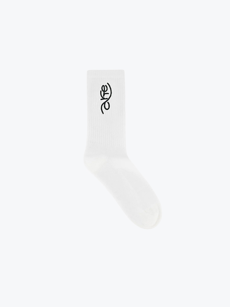 Arte Antwerp Arte Antwerp - Swirl Uniform Socks White - Sokken - Heren Wit Sokken