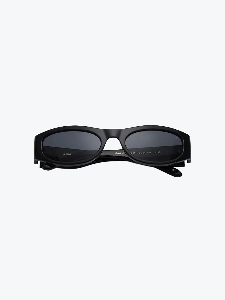 A.Kjaerbede A.Kjaerbede - Gust Black - Zonnebrillen - Dames Zwart Zonnebrillen