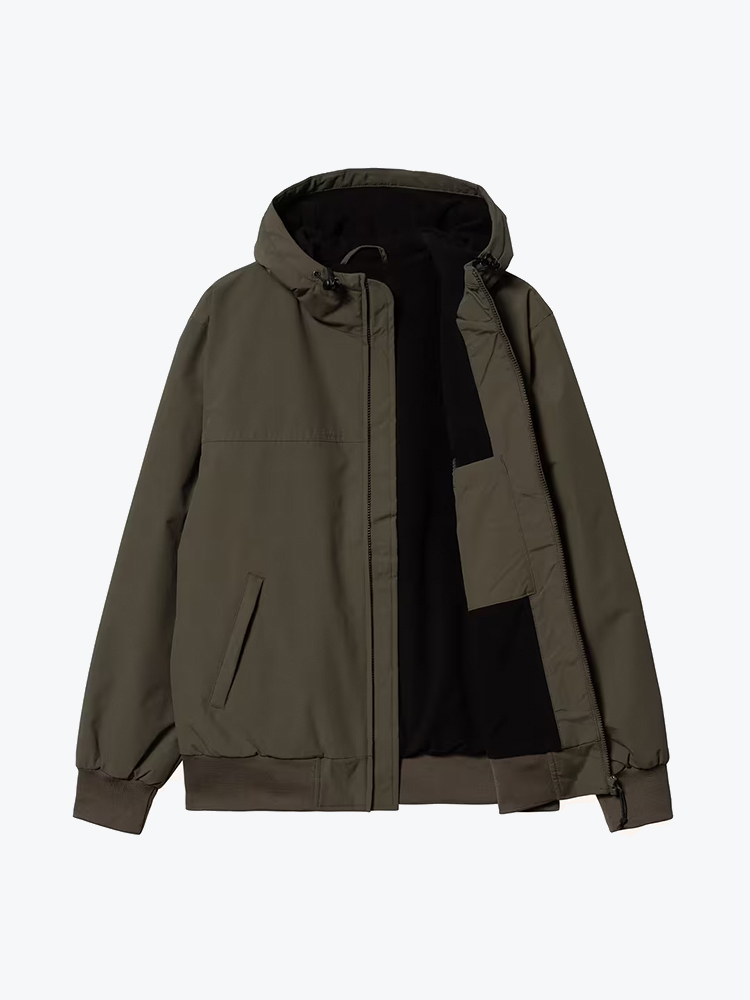 Carhartt WIP Carhartt WIP - Hooded Sail Jacket Cypress / Black - Jassen - Heren Groen Jassen