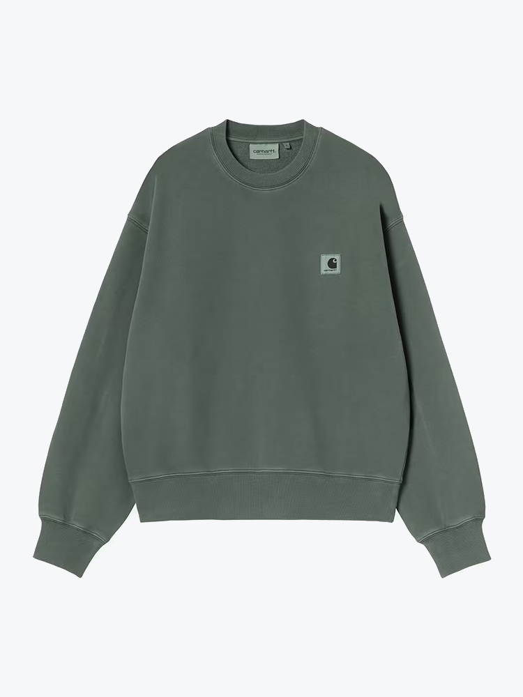 Carhartt WIP Carhartt WIP - W' Nelson Sweatshirt Dark Scarab - Truien - Dames Groen Truien