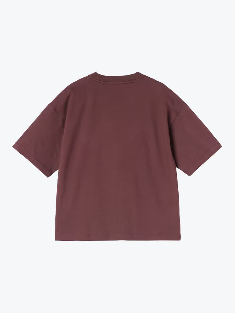 Carhartt WIP Carhartt WIP - W' S/S Chester T-Shirt Amarone - T-Shirts - Dames Rood T-shirts