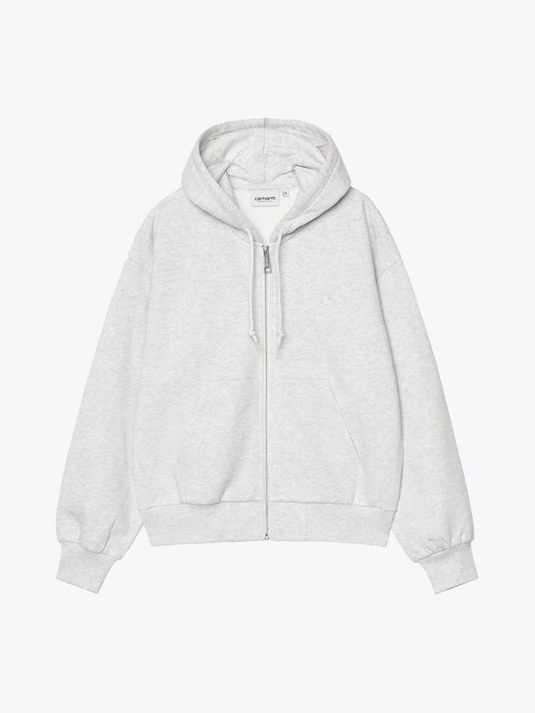 Carhartt WIP Carhartt WIP - W' Hooded Casey Jacket Ash Heather / Silver - Jassen - Dames Grijs Jassen