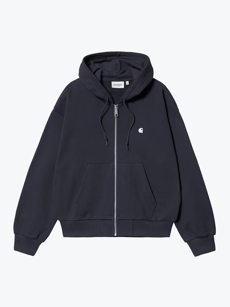 Carhartt WIP Carhartt WIP - W' Hooded Casey Jacket Dark Navy / Silver - Jassen - Dames Blauw Jassen