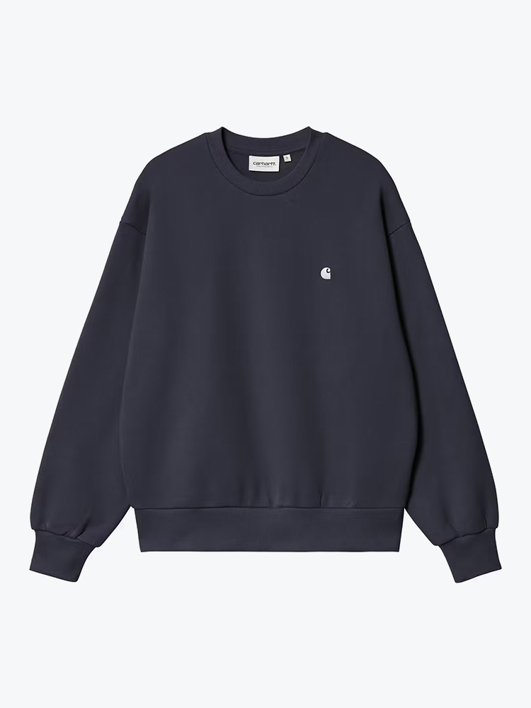 Carhartt WIP Carhartt WIP - W' Casey Sweatshirt Dark Navy / Silver - Truien - Dames Blauw Truien