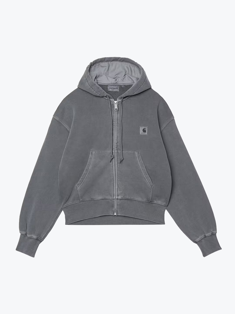 Carhartt WIP Carhartt WIP - W' Hooded Nelson Jacket Styx - Jassen - Dames Zwart Jassen