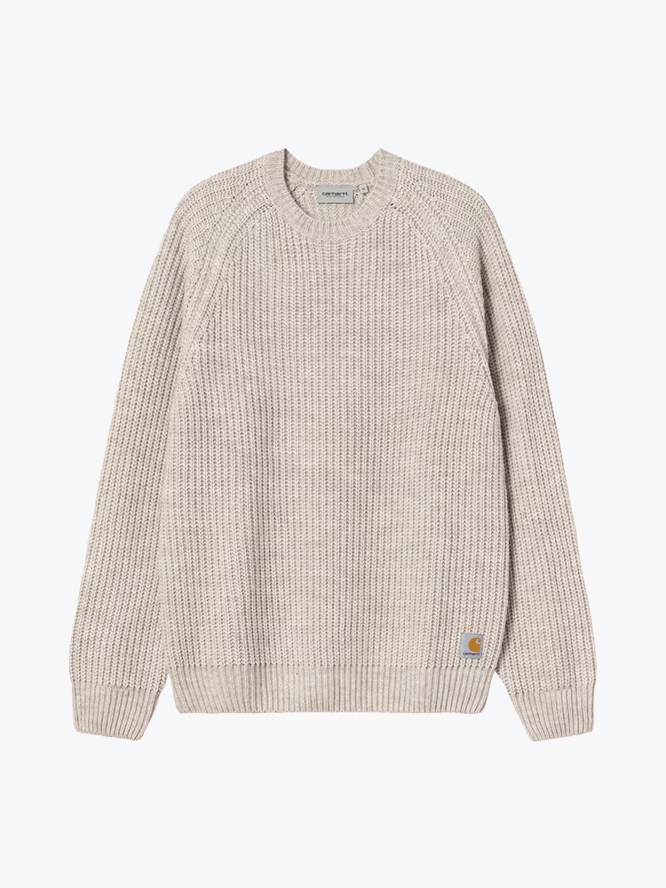 Carhartt WIP Carhartt WIP - Firth Sweater Fleur De Sel - Truien - Heren Wit Truien