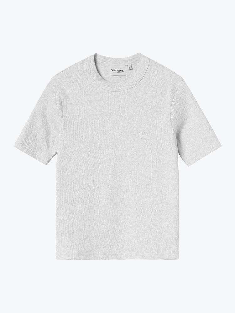 Carhartt WIP Carhartt WIP - W' S/S Philipa T-Shirt Ash Heather - T-Shirts - Dames Grijs T-shirts