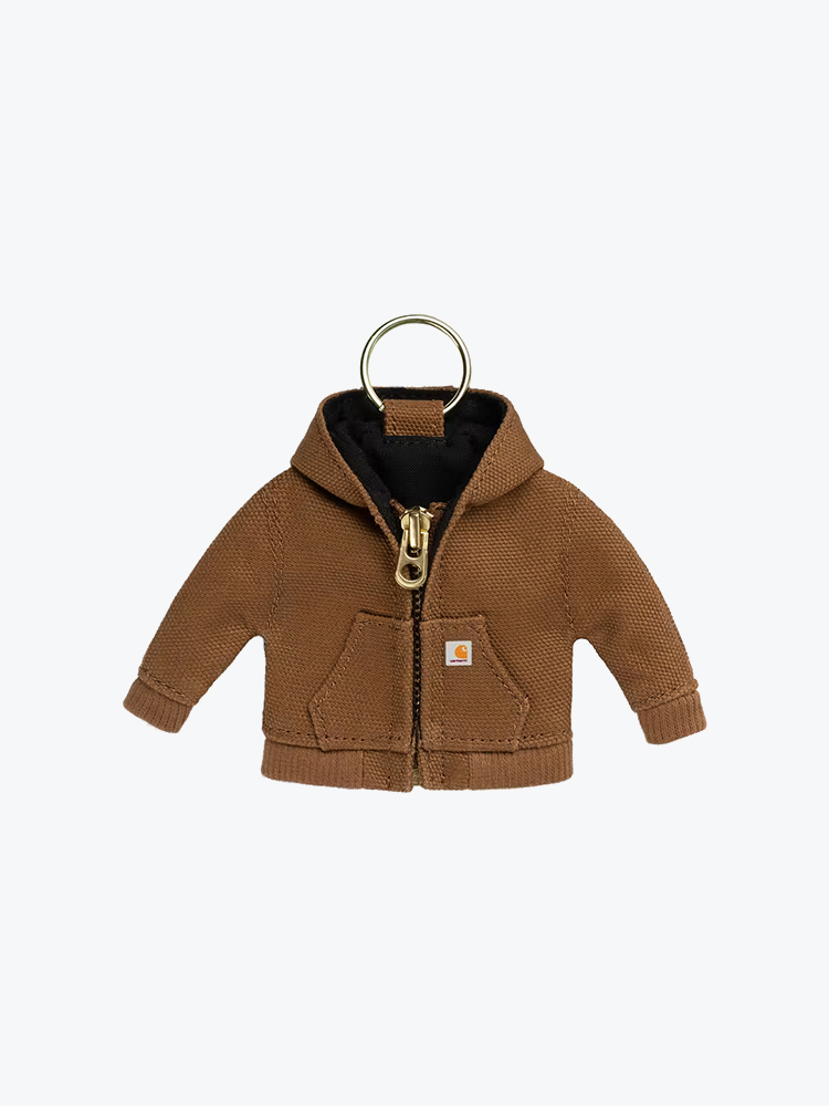 Carhartt WIP Carhartt WIP - Mini Active Jacket Keychain Hamilton Brown - Goodies - Heren Bruin Goodies