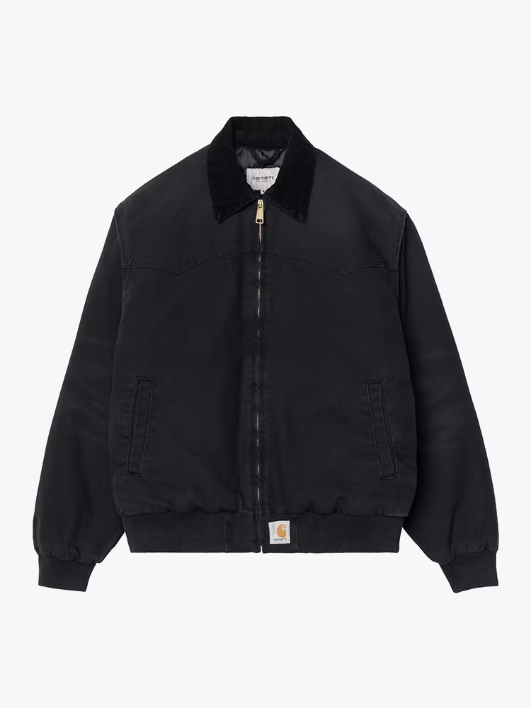 Carhartt WIP Carhartt WIP - OG Santa Fe Jacket Black / Black - Jassen - Heren Zwart Jassen