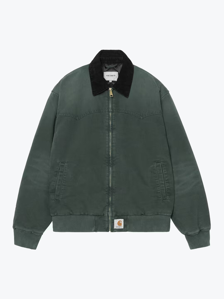 Carhartt WIP Carhartt WIP - OG Santa Fe Jacket Raven / Black - Jassen - Heren Zwart Jassen
