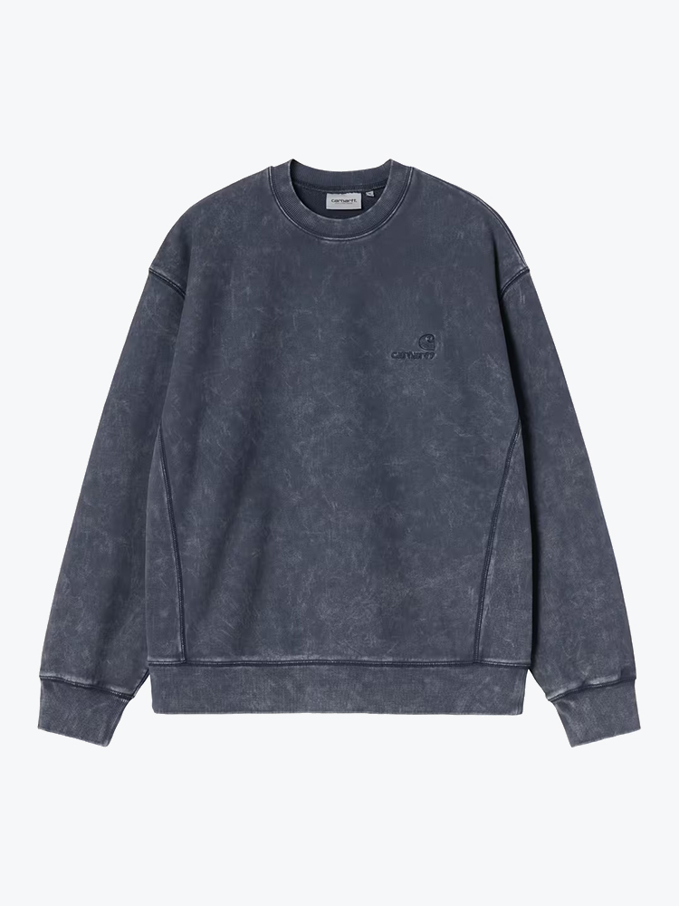 Carhartt WIP Carhartt WIP - Lambert Sweat Dark Navy - Truien - Heren Blauw Truien