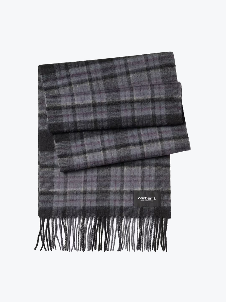 Carhartt WIP Carhartt WIP - Parson Scarf Parson Check, Shady Purple - Sjaals - Heren Paars Sjaals