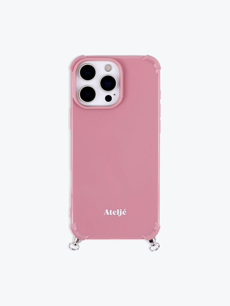 Atelje Atelje - iPhone Case Velvet Pink Velvet pink - Phone - Dames Roze Phone