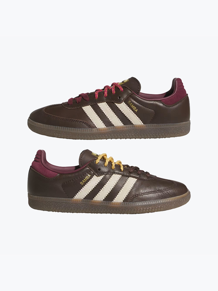 Adidas Adidas - Samba Og W Brown/Warvan/Maroon Brown - Schoenen - Unisex Bruin Schoenen