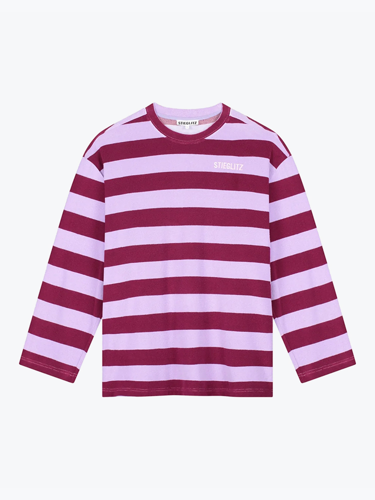 Stieglitz Stieglitz - Sellie Terry Skate Longsleeve Purple - T-Shirts - Dames Paars T-shirts
