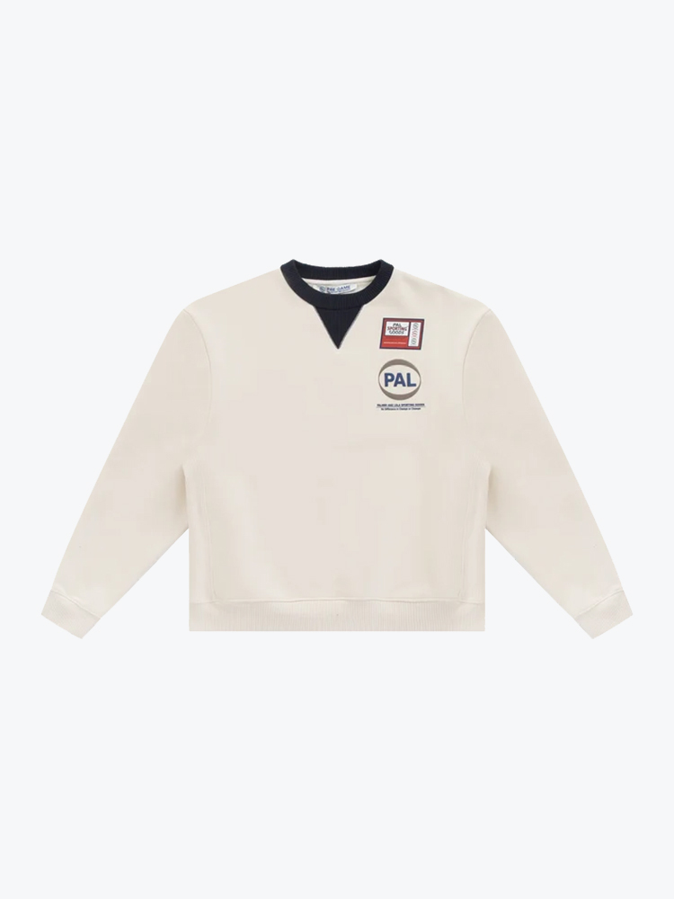 Pal Sporting Goods PAL Sporting Goods - Pre Game Crewneck Beige - Truien - Heren Bruin Truien