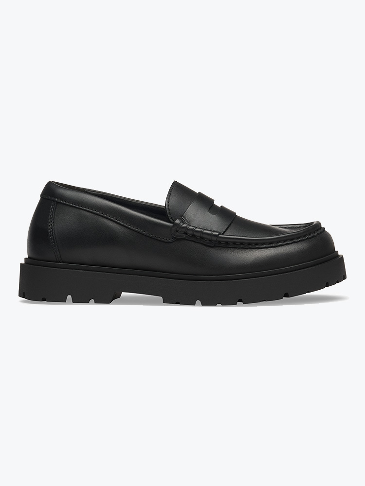 Birkenstock Birkenstock - Highwood Loafer Leather Unisex Black - Schoenen - Heren Zwart Schoenen